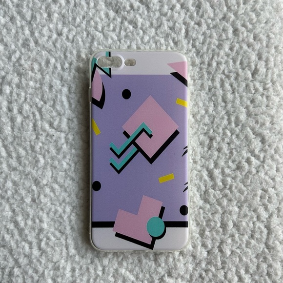 retro 80s pattern phone case - Picture 4 of 4
